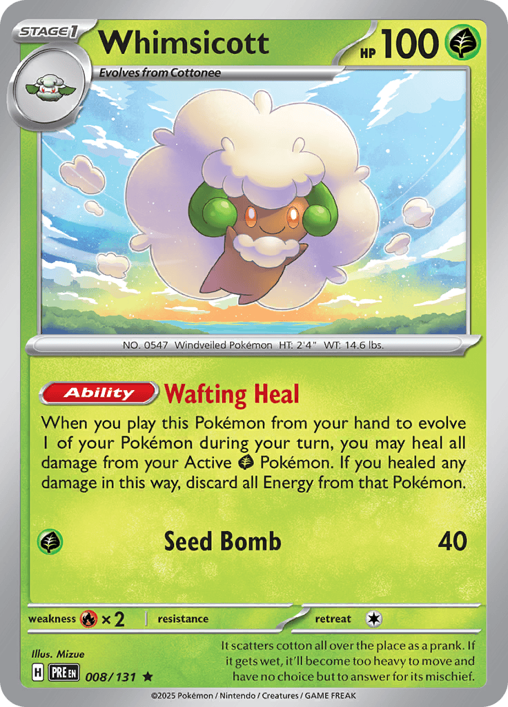 Prismatic Evolutions - Whimsicott