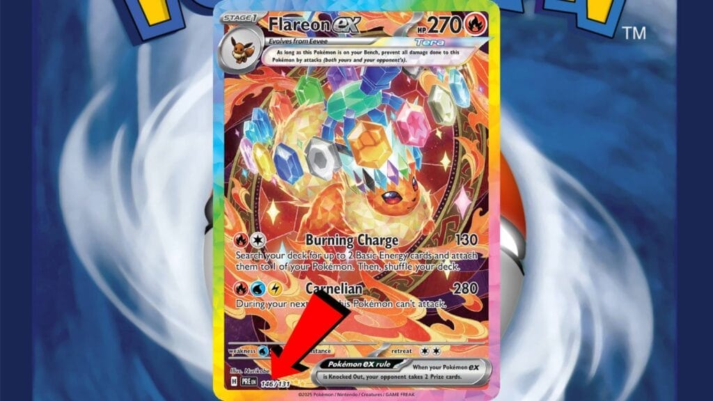 Full Art Flareon Ex Card