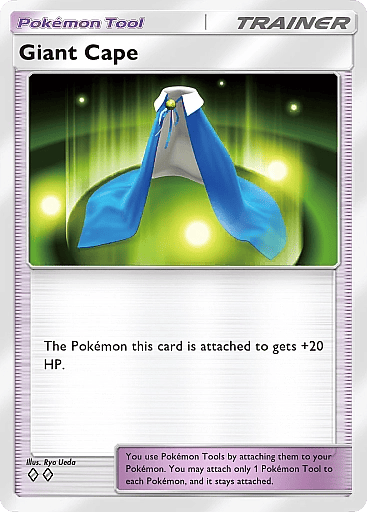 Giant Cape Card From Pokemon Tcg Pocket Space-Time Smackdown