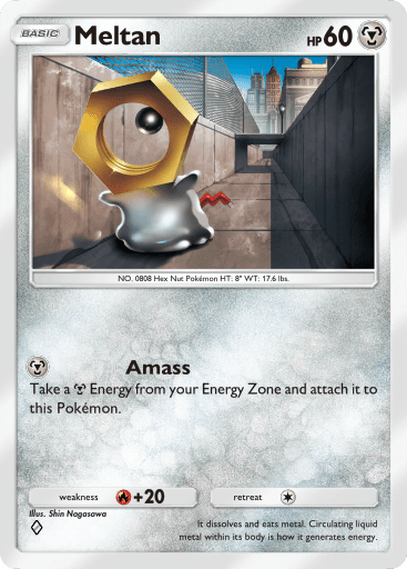 Meltan Card From Pokemon Tcg Pocket Genetic Apex