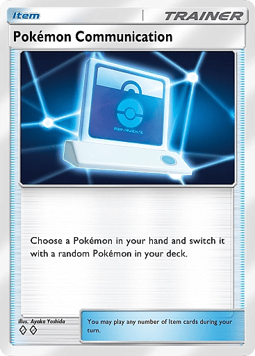 Pokemon Communication Card From Pokemon Tcg Pocket Space-Time Smackdown