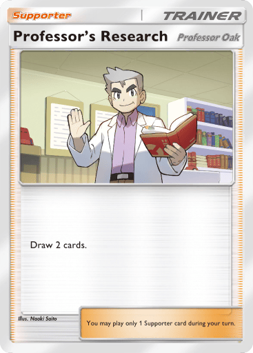 Professor's Research Card From Pokemon Tcg Pocket Promo A