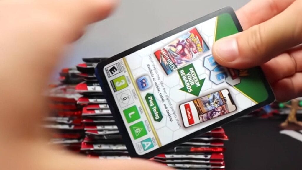 A Code Card Inside A Pokemon 151 Booster Pack