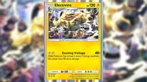 Electivire card in Pokemon TCG Pocket