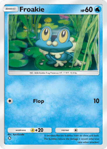 Froakie Card From Genetic Apex