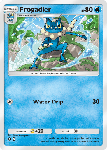 Frogadier Card From Genetic Apex