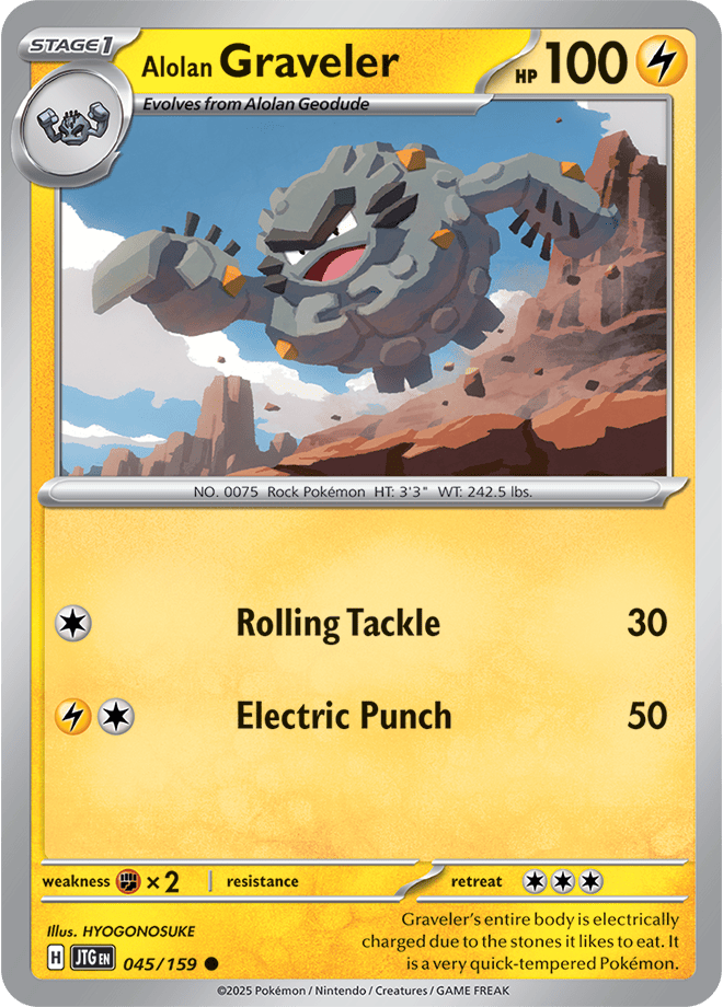 Pokemon Scarlet &Amp; Violet - Journey Together - Alolan Graveler