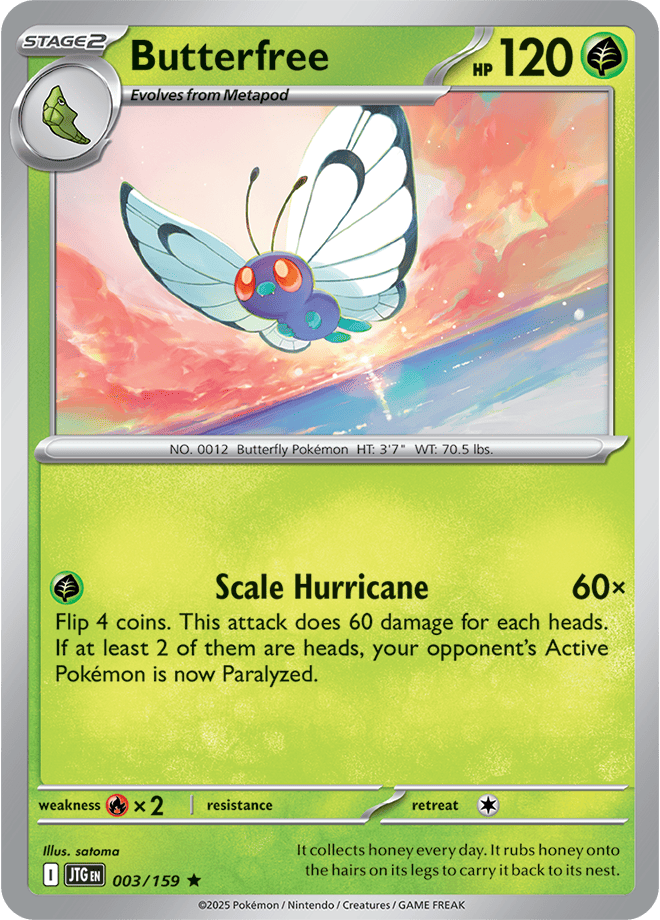 Pokemon Scarlet &Amp; Violet  - Journey Together - Butterfree