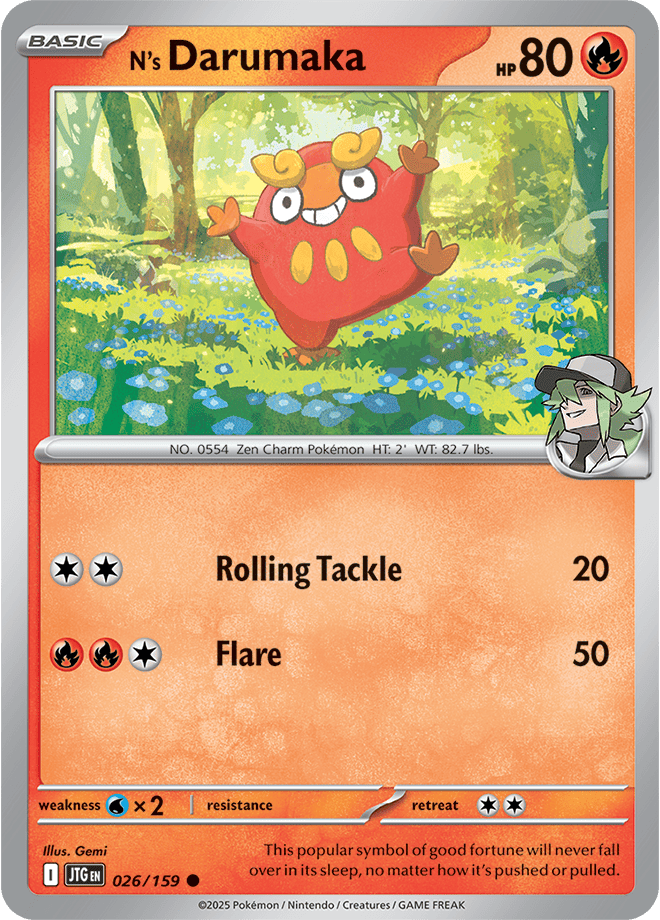Pokemon Scarlet &Amp; Violet - Journey Together - N's Darumaka