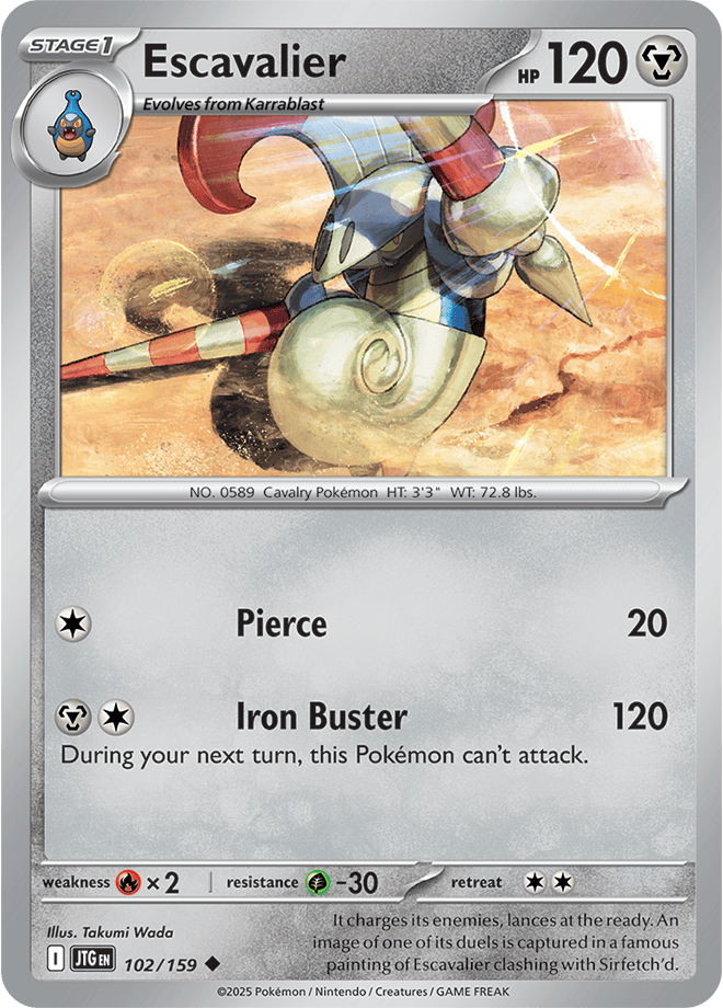 Pokemon Scarlet &Amp; Violet  - Journey Together - Escavalier