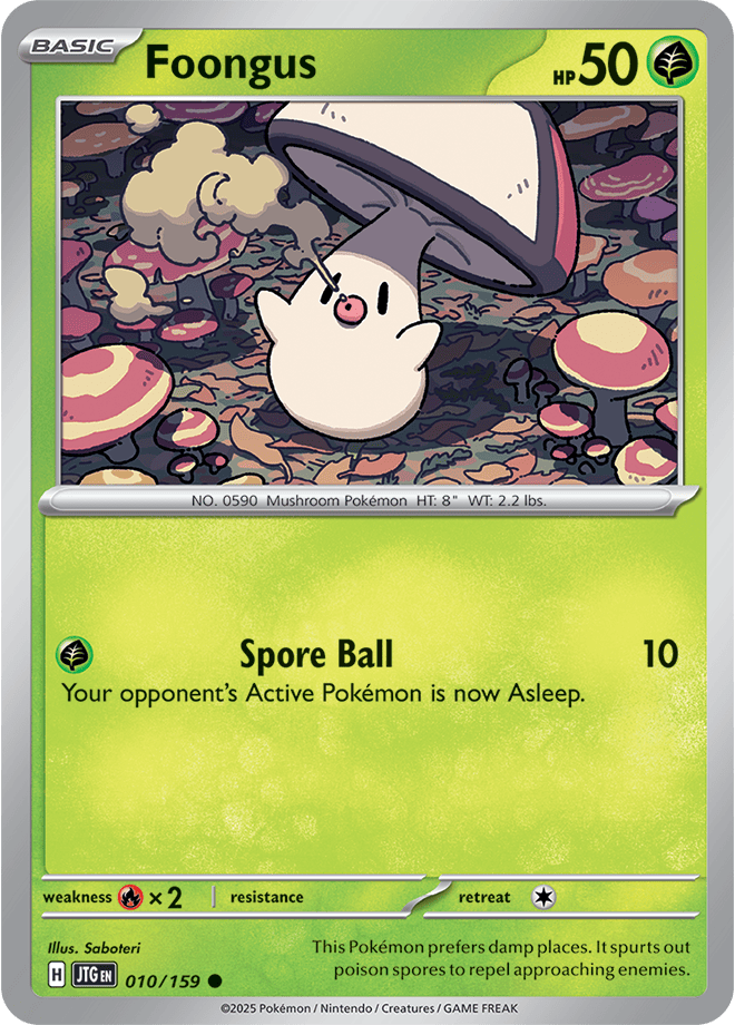 Pokemon Scarlet &Amp; Violet - Journey Together - Foongus