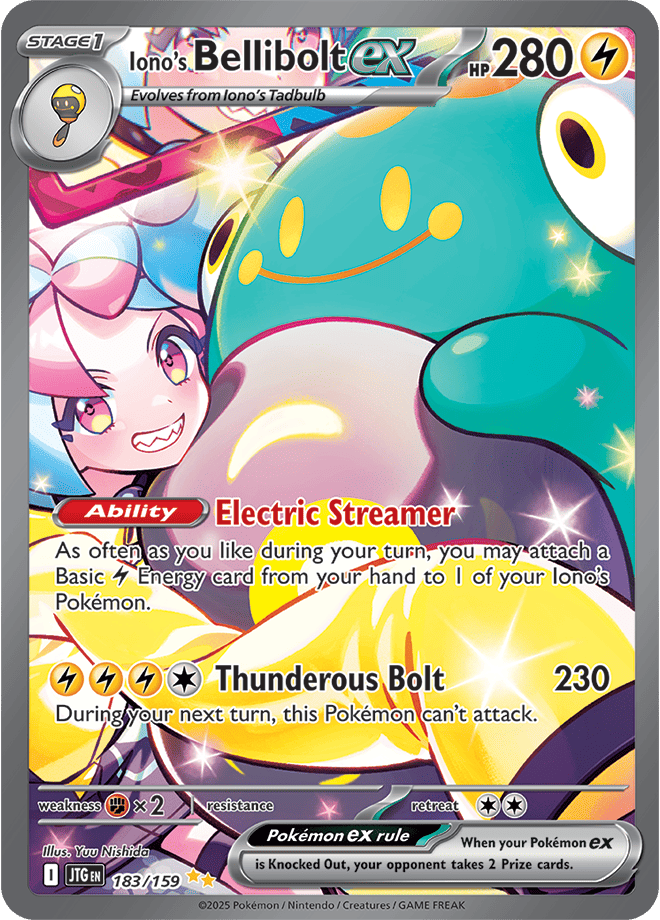 Pokemon Scarlet &Amp; Violet  - Journey Together - Iono's Bellibolt Ex