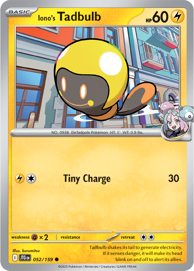 Pokemon Scarlet &Amp; Violet - Journey Together - Iono's Tadbulb
