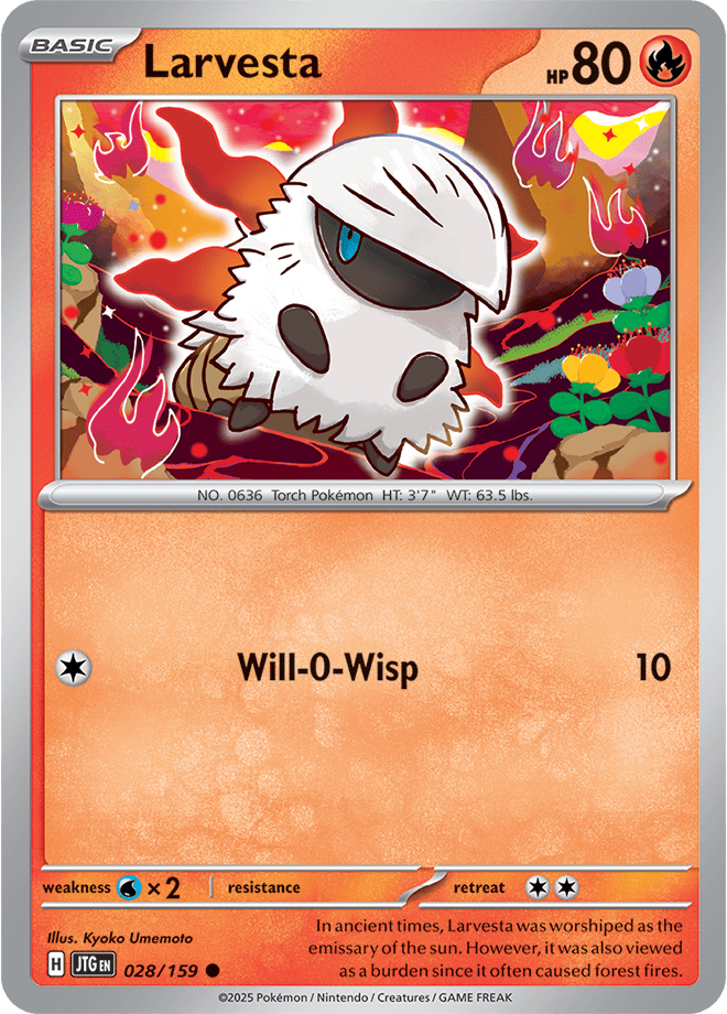 Pokemon Scarlet &Amp; Violet  - Journey Together - Larvesta