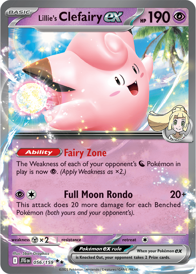 Pokemon Scarlet &Amp; Violet - Journey Together - Lillie's Clefairy Ex