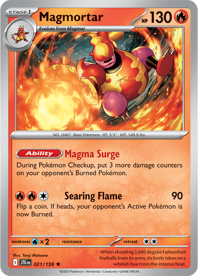 Pokemon Scarlet &Amp; Violet - Journey Together - Magmortar