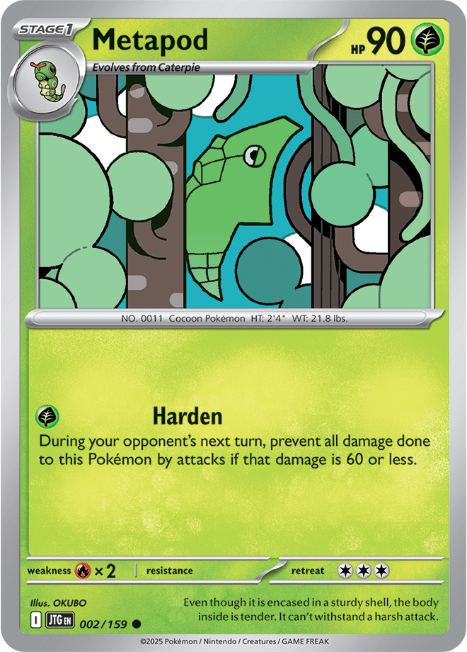 Pokemon Scarlet &Amp; Violet  - Journey Together - Metapod