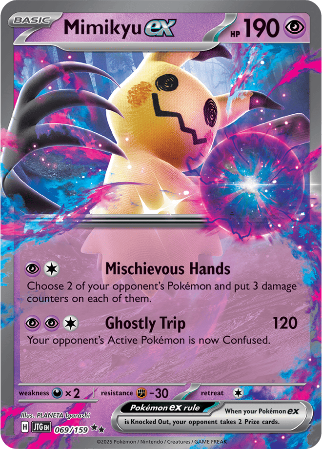 Pokemon Scarlet &Amp; Violet  - Journey Together - Mimikyu Ex