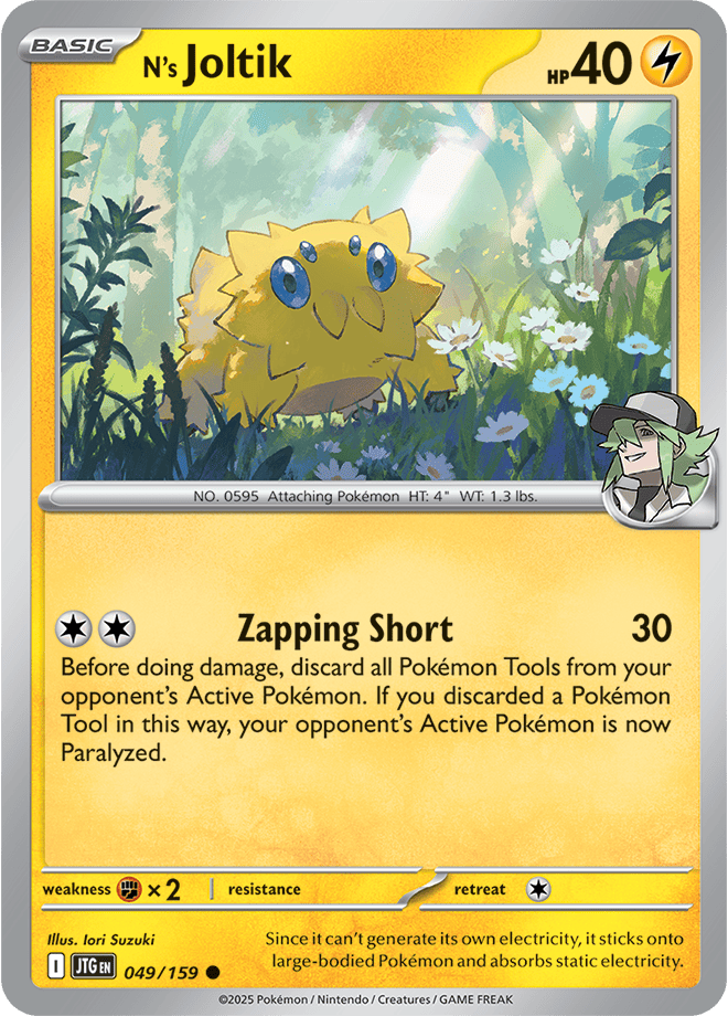 Pokemon Scarlet &Amp; Violet - Journey Together - N's Joltik