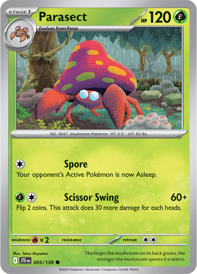 Pokemon Scarlet &Amp; Violet - Journey Together - Parasect