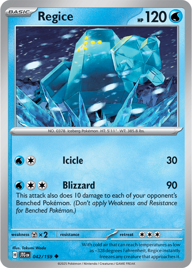 Pokemon Scarlet &Amp; Violet  - Journey Together - Regice