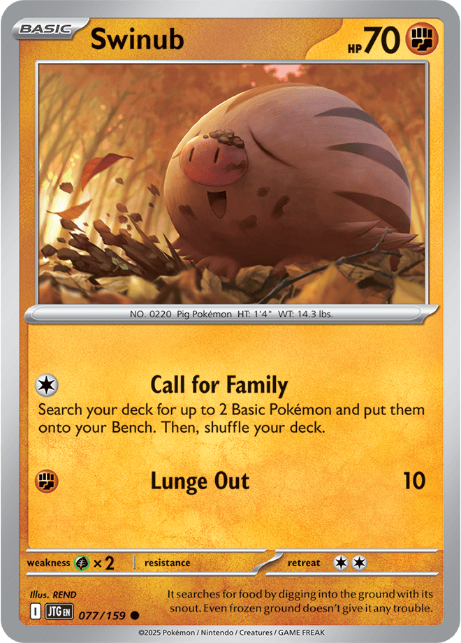 Pokemon Scarlet &Amp; Violet  - Journey Together - Swinub