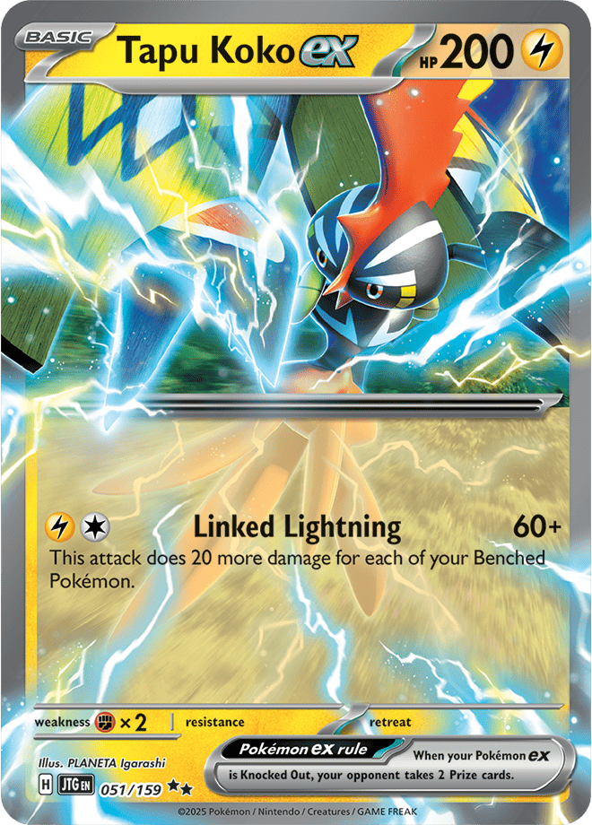 Pokemon Scarlet &Amp; Violet - Journey Together - Tapu Koko Ex