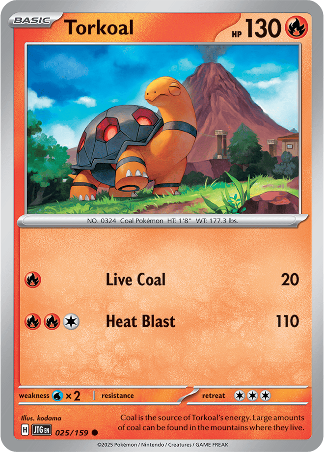 Pokemon Scarlet &Amp; Violet - Journey Together - Torkoal