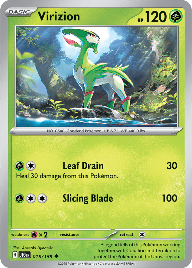 Pokemon Scarlet &Amp; Violet  - Journey Together - Virizion