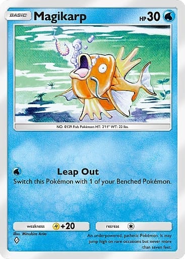 Magikarp Card From Mythical Island Set