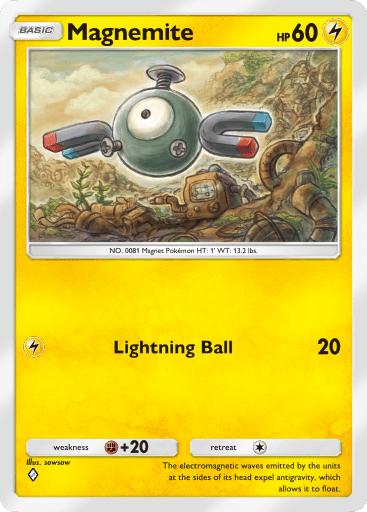 Magnemite Card From Genetic Apex