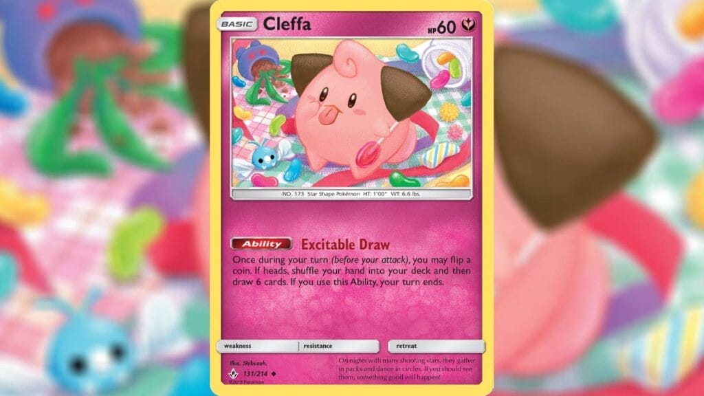 Uncommon Cleffa Card (Unbroken Bonds)