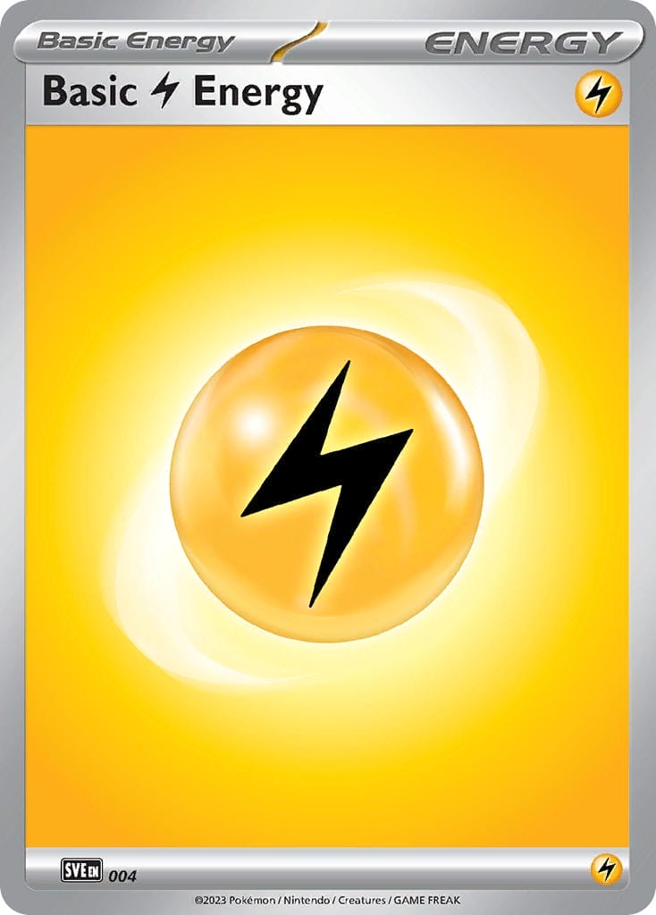 A Lightning Basic Energy Card