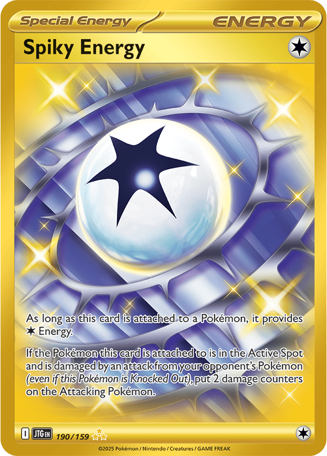 Hyper Rare Spiky Energy Card From Journey Together