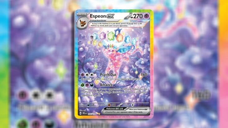 Espeon Ex (Special Illustration Rare) From Prismatic Evolutions