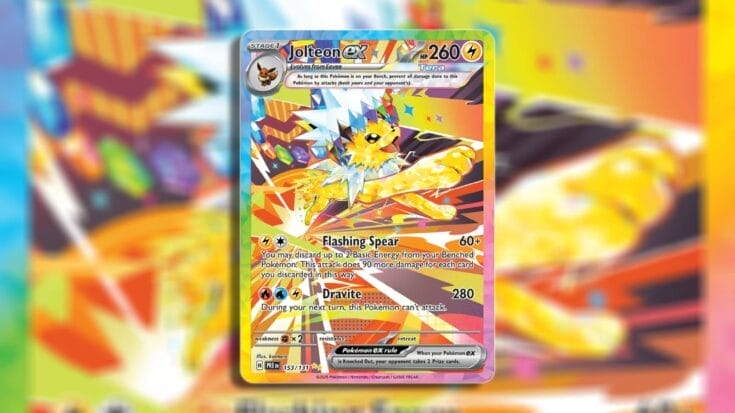 Jolteon Ex (Special Illustration Rare) From Prismatic Evolutions