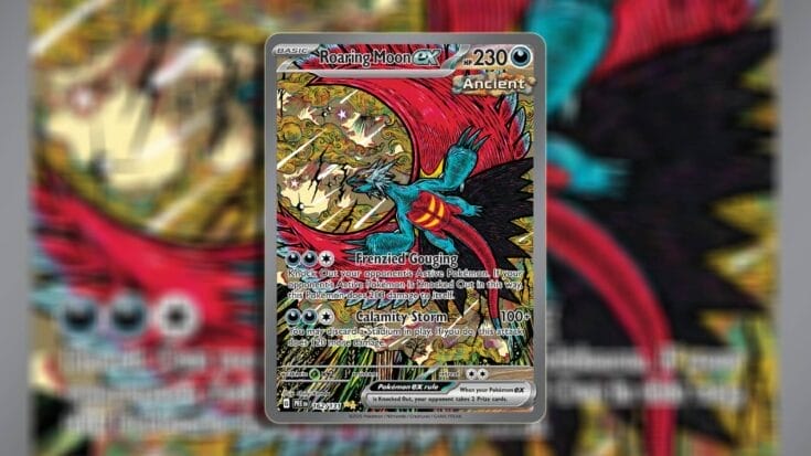 Roaring Moon Ex (Special Illustration Rare) From Prismatic Evolutions