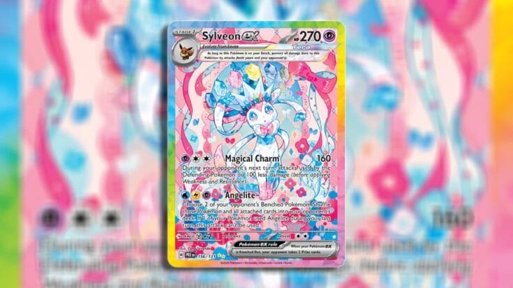 Sylveon Ex (Special Illustration Rare) From Prismatic Evolutions
