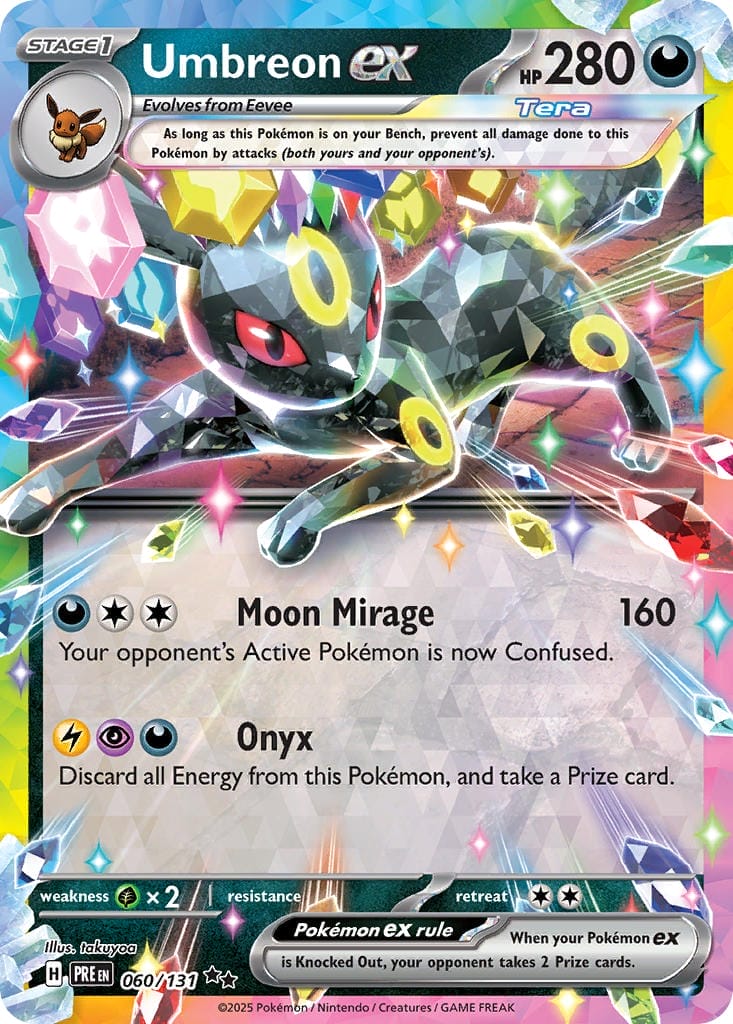 Umbreon Ex From Prismatic Evolutions