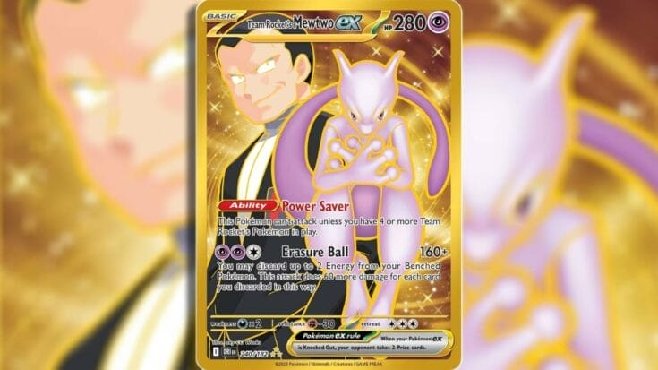 Hyper Rare Team Rocket’s Mewtwo Ex From Destined Rivals