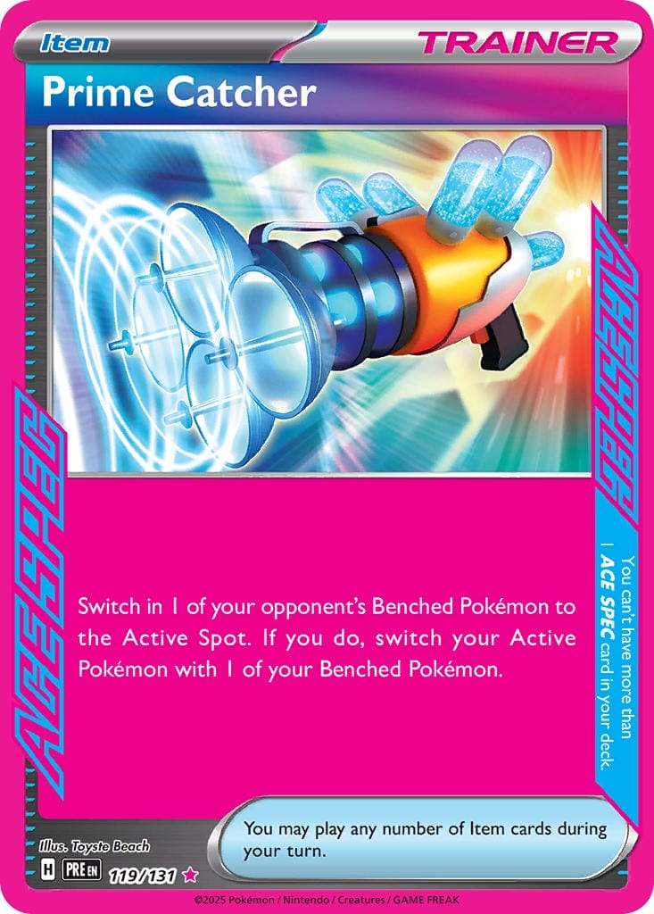 Prime Catcher, A Particularly Powerful Ace Spec Card In Pokemon Tcg