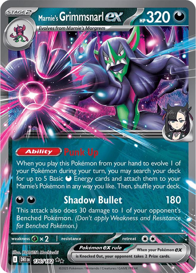 Destined Rivals - Marnie's Grimmsnarl Ex
