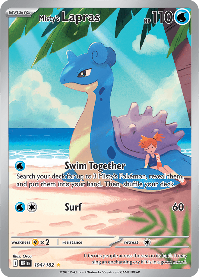 Destined Rivals - Misty's Lapras