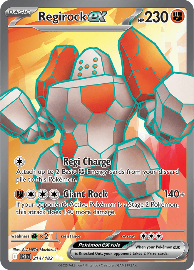 Destined Rivals - Regirock Ex
