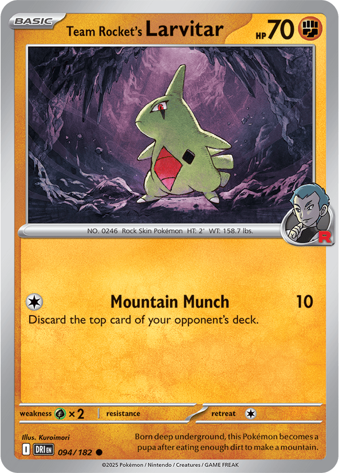 Destined Rivals - Team Rocket's Larvitar