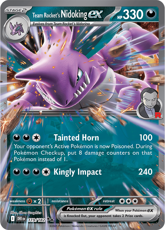 Destined Rivals - Team Rocket's Nidoking Ex