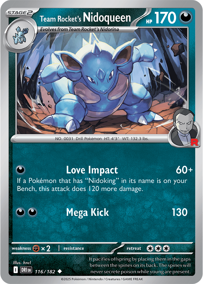 Destined Rivals - Team Rocket's Nidoqueen