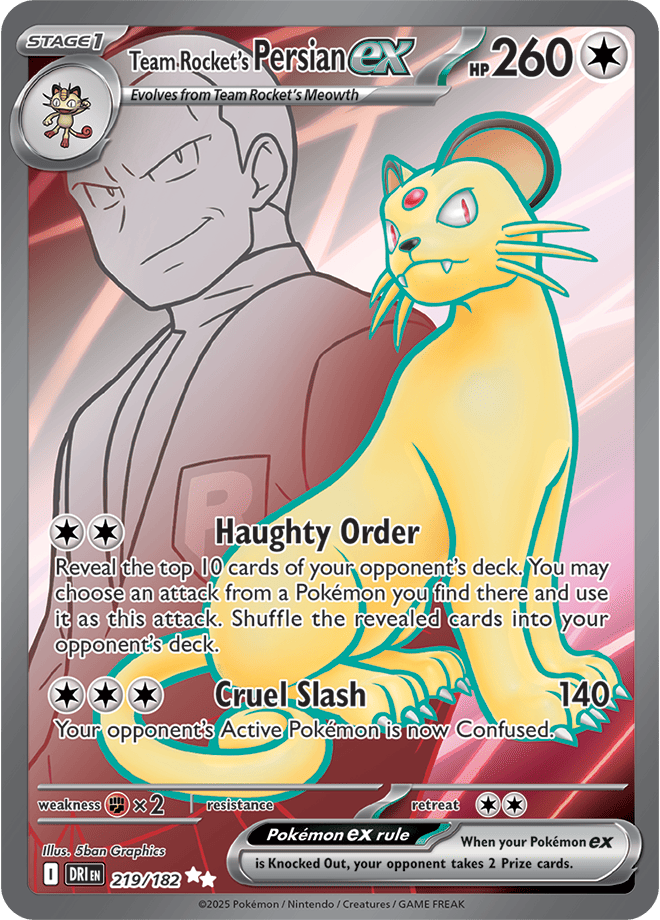 Destined Rivals - Team Rocket's Persian Ex