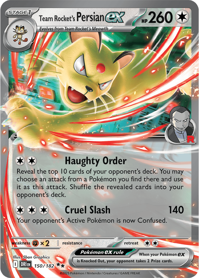 Destined Rivals - Team Rocket's Persian Ex