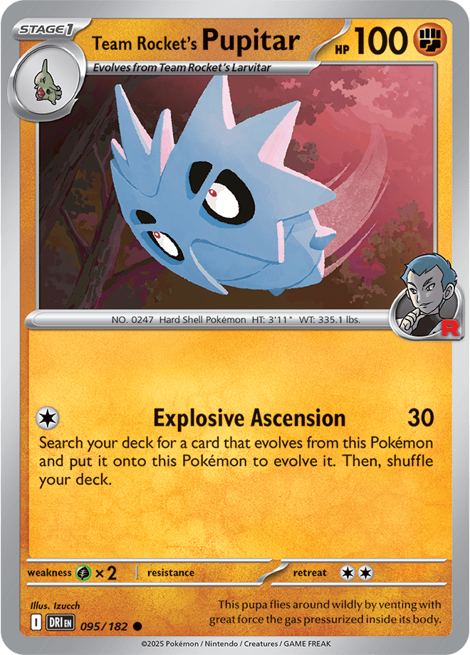 Destined Rivals - Team Rocket's Pupitar